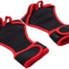 Mind Reader Pull-Up Glove Set, Secure Finger Holes, Textured Non-Slip Grip for Chin-Up Bars, Gymnastics, Circus Training, Aerial or Pole Fitness, Small, Red - Image 2