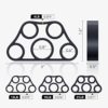 4 Pack Hand Exerciser Grip Strengthener, Finger Stretcher Hand Grip Resistance Bands Hand Strengthener Hand Strengthening Forearm Exerciser for Arthritis - Image 5