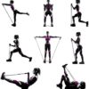 RitFit Single Resistance Exercise Band with Comfortable Handles - Ideal for Physical Therapy, Strength Training, Muscle Toning - Door Anchor and Starter Guide Included - Image 4