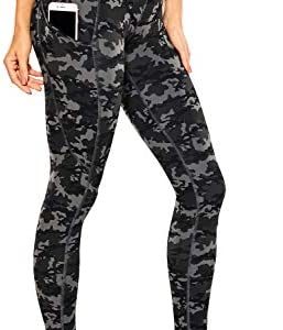 CRZ YOGA Women's Naked Feeling Workout Leggings 25 Inches - High Waisted Yoga Pants with Side Pockets