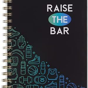 Fitness Planner/Workout Book. Workout Journal for Women & Men. Workout Planner for Women. Workout Log Book/Fitness Journal/Workout Notebook. Raise the Bar journal