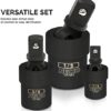 NEIKO 02486A Impact Universal Joint-Socket Swivel Set, Socket Extension Set Made From Cr-Mo with Included 1/4-, 3/8-, and 1/2-Inch Sockets, Set of 3 - Image 4