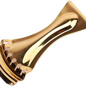 Alnicov Dobro Tailpiece Zinc Alloy for 6 Strings Dobro Resonator Guitar Gold