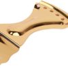 Alnicov Dobro Tailpiece Zinc Alloy for 6 Strings Dobro Resonator Guitar Gold - Image 2