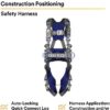 3M DBI-SALA Medium ExoFit NEX ConstructionFull Body Style Harness With Tech-Lite Aluminum Back D-Ring - Image 2