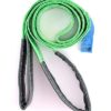 QWORK Flat Eye and Eye - Type 3 Web Sling Lifting Slings, 6 ft L x 2 in W, 4409 lbs Load Capacity, Tuff-Edge Polyester, 2 Pack - Image 4