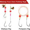 96pcs Fishing Pompano Rig Floats Kit Foam Fishing Floats Ball Beads Pompano Float Bottom Rig Surf Fishing Rigs for Saltwater Fishing - Image 6