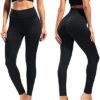 High Waisted Leggings for Women - Soft Athletic Tummy Control Pants for Running Cycling Yoga Workout - Reg & Plus Size - Image 2
