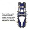 3M DBI-SALA Medium ExoFit NEX ConstructionFull Body Style Harness With Tech-Lite Aluminum Back D-Ring - Image 13