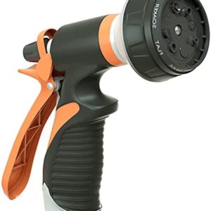 Elctman Garden Hose Nozzle Spray Nozzle, Water Hose Nozzle Comfort-Grip with 8 Adjustable Patterns for Watering Plants & Lawn, Washing car and Pets