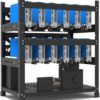 Nisorpa Mining Rig Frame for 12 GPU, 3 Layers Steel Open Air Miner Rig Case Rack for Crypto Coin Currency Bitcoin Dual Power ATX Motherboard Bracket, Mining Case Server Rack ETH ETC ZEC Mining Tools - Image 9