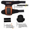 THUNDERBOLT Knee Pads for Work, Construction, Flooring, Gardening, Cleaning, with Double Gel, Thick Foam Cushion and Strong Adjustable Non-Slip Straps - Image 2