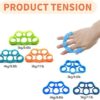 6PCS Finger Exerciser Hand Grip stretcher extension Trainer New Material,Forearm Grip Workout Set for Arthritis Carpal Tunnel Exercise Guitar and Rock Climbing，Relieve Wrist Pain - Image 7
