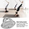 Ceiling Anchor, Anti Gravity Aerial Yoga Flying Hammock Sling Metal Ceiling Anchor Plate Mount with Fittings for Yoga Swing Gymnastic Rings Boxing Equipment - Image 2