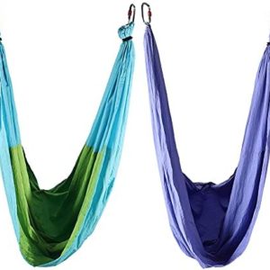 EVTSCAN Anti-Gravity Aerial Yoga Fitness Hanging Grip Inversion Swing Sling Hammock, Inversion Exercise Equipment, Home Gym Fitness
