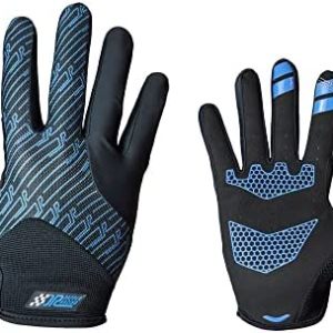 DAPPER RACING | SIM Racing Touchscreen Gloves | Palm Reinforcement | Non-Slip Silicone for Optimal Grip | Lightweight and Breathable | Designed for Simulator Lovers