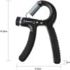 Eoney F6 Hand Grip Strengthener Adjustable Hand Grip Exerciser (Black) - Image 2