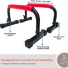 Rubberbanditz Parallettes Bars For Push Ups & Dip | Lightweight, Heavy Duty Non-Slip Parallel Bars Stand For Handstands, Calisthenics, Crossfit, Gymnastics, & Bodyweight Training Workouts - Image 6