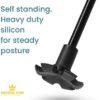 walking cane for men and walking canes for women special balancing - cane walking stick have 10 Adjustable Heights - self standing folding cane, portable collapsible cane, Comfortable - Image 8