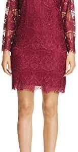 Adrianna Papell Women's Scalloped Lace Trapeze