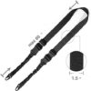 CVLIFE Two Points Rifle Sling with Length Adjuster Traditional Sling with Metal Hook for Outdoors - Image 2