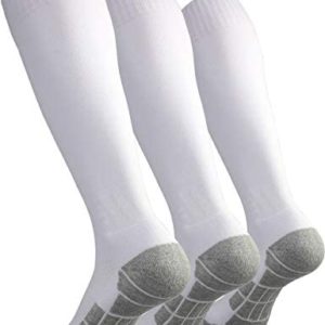 CWVLC Soccer Socks (1/3/5 pairs) Team Sport Knee High Socks for Adult Youth Kids