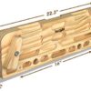 Yes4All Wooden Hang Board/Climbing Board for Doorway - Hand Strengthener Equipment for Training Finger, Grip and Pull Up - Image 2