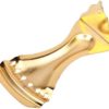 Alnicov Dobro Tailpiece Zinc Alloy for 6 Strings Dobro Resonator Guitar Gold - Image 3