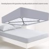 Siaomo Bed Sheet Holder Straps - Adjustable Crisscross Sheet Clips Elastic Band Fitted Bed Sheet Fasten Suspenders Grippers,2Pcs/Set Black - Image 3