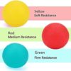 3 Resistance Levels Stress Relief Balls Multiple Resistance Therapy Exercise Gel Squeeze Balls Kits for Hand Finger Wrist Muscles Arthritis Hand Grip Strength Trainer - Image 5