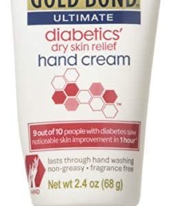 Gold Bond Ultimate Diabetics Dry Skin Relief Hand Cream, 2.4 Oz (Pack of 2)