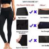 yeuG 7 Pack High Waisted Leggings for Women Tummy Control-Black Soft Workout Yoga Pants for Everyday Use,Women Gifts,Sports - Image 5