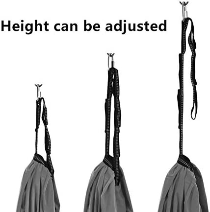 Portable Indoor Sensory Swing for Kids with Mounting Hardware Adjustable Aerial Yoga for Children with Autism, ADHD, Aspergers, Sensory Integration Exercise - Image 5