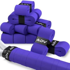 ADV FeltTac Dry Tennis Overgrip - Tennis Racket Grip Tape That Stays Dry & Absorbs Sweat with Velvety Comfort - Overgrip for Tennis Racquet, 12 or 30 Pack