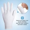 Rovtop White Gloves,12 Pairs Gloves for Dry Hands Eczema Hand Moisturizing, Sleeping Hand Mask Lotion Gloves - Image 3