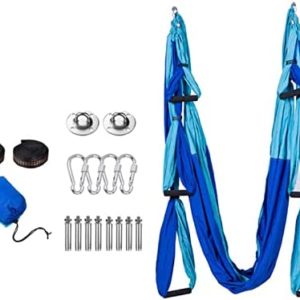 Harilla Aerial Yoga Hammock Fitness Gym Tool Home Ceiling Hanging Strong Inversion Prop 210 Yoga and Swing