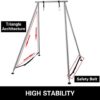 Happybuy Yoga Sling Inversion, 9.6 FT Height Inversion Yoga Swing Stand,Max Capacity 551lbs/250kg Aerial Yoga Frame with 236in/6m Yoga Swing Inversion Sling Body Bundle Safety Belts - Image 4
