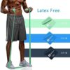 A AZURELIFE Resistance Bands Set, Professional Non-Latex Elastic Exercise Bands, 5 ft. Long Stretch Bands for Physical Therapy, Yoga, Pilates, Rehab, at-Home or The Gym Workouts, Strength Training - Image 2