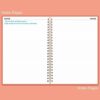 Workout Log for Women & Men - A5 Fitness Planner/Journal to Track Weight Loss, Workout Journal for GYM, Bodybuilding Progress - Daily Health & Wellness Tracker, Pink - Image 6