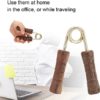 Hand Grip Strengthener Wood Grip Strength Trainer Wrist Forearm Hand Exerciser Home Gym - Image 4