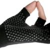 YL TRD V 2 Packs of Non Slip Fingerless Yoga Gloves Exercise Gloves Workout Gloves - Image 2