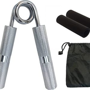 Avolani Hand Grip Strengthener | Develop Hand and Forearm Grip Strength for Peak Performance in Sports. Perfect Equipment for Gyms. Bonus: Foam Sleeves.