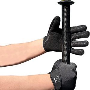 Kayak Gloves - Full Finger Black Rowing Gloves with Anti Slip Palm- Ideal for Kayaking, Paddling, Sculling, Fishing, Watersports, Sailing, Jet Ski and More. for Men and Women