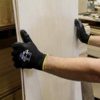GlovBE 12 Pairs Grip All-Purpose Work Gloves with Latex Coated Palm, Black (Medium) - Image 5