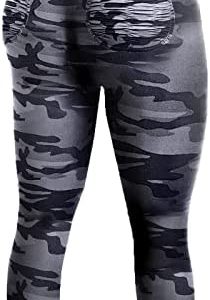Meilidress Womens Ruched Butt Lifting Leggings High Waisted Workout Sport Tummy Control Gym Yoga Pants