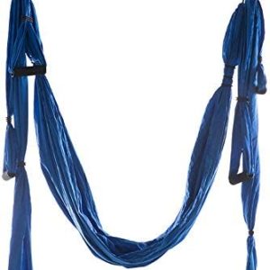 ROBDAE Aerial Yoga Swing Anti-Gravity Aerial Yoga Hang Parachute ClothYoga Studio Aerial Hammock Indoor for Air Yoga Inversion Exercises (Color : Purple, Size : 245x140cm)