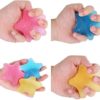 Star Shape Hand Therapy Exercise Balls Fidgets Stress Relief Ball Hand and Finger Grip Strengthening Therapy Exercise Gel Squeeze Balls Kits Rehabilitation & Grip Strengthener - Image 2