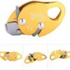 Climbing Rope Grab, Self-Braking Stop Descender for 11-12.5mm Rope Clamp Grab Rescue Rappel Ring Climbing Gear - Image 7