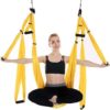 XIAOF-FEN Home Exercise Equipment Anti-Gravity Yoga Hammock Fabric Yoga Flying Swing Aerial Traction Device Yoga Hammock Set Fitness Equipment for Pilates Training - Image 5