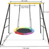 EOSAGA Extended Swing Frame with Ground Nail 300LBS, New Upgraded Heavy Duty A-Frame Metal Swing Stand for Kids Outdoor Fun, Fits for Most Swings & Yoga Swing, Fit for All-Weather - Image 8